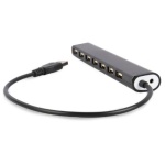 Хаб USB Gembird UHB-U2P7-04, Black, USB 2.0 - 7xUSB 2.0, кабель 30 см - Зображення 2