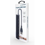 Хаб USB Gembird UHB-U2P7-04, Black, USB 2.0 - 7xUSB 2.0, кабель 30 см - Зображення 3