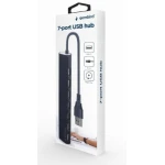 Хаб USB Gembird UHB-U2P7-04, Black, USB 2.0 - 7xUSB 2.0, кабель 30 см - Зображення 3