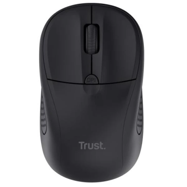 Миша бездротова Trust Primo, Black, USB (2.4 GHz), оптична, 1000/1600 dpi, 4 кнопки, гніздо для зберігання приймача USB, 2xAAA (24794)
