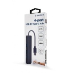 Хаб USB Gembird UHB-CM-U3P4-01, Black, Type-C 3.1 - 4xUSB 3.1, кабель 15 см - Зображення 2