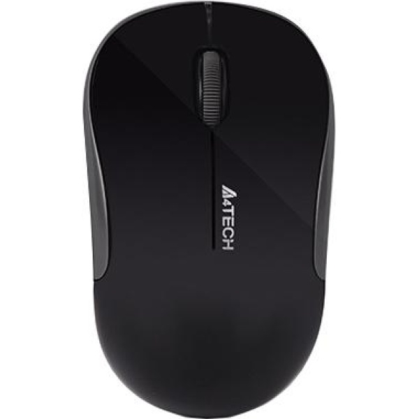 Миша A4Tech G3-300NS Black, USB V-TRACK, Wireless, беззвучне натискання