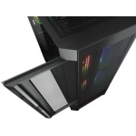 Корпус Cougar Airface RGB Black, без БЖ, ATX / Micro ATX / Mini ITX, USB 3.0 x2, USB 2.0 x1, RGB підсвічування, 2x140 ARGB, 1x120 ARGB, загартоване скло, 230x491x386 мм - Зображення 3