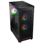 Корпус Cougar Airface RGB Black, без БЖ, ATX / Micro ATX / Mini ITX, USB 3.0 x2, USB 2.0 x1, RGB підсвічування, 2x140 ARGB, 1x120 ARGB, загартоване скло, 230x491x386 мм - Зображення 4