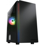 Корпус Cougar Purity RGB Black, без БЖ, Micro ATX / Mini ITX, USB 3.0 x2, USB 2.0 x1, RGB підсвічування, 1x120 ARGB, загартоване скло, 200x392x360 мм