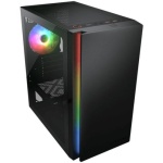 Корпус Cougar Purity RGB Black, без БЖ, Micro ATX / Mini ITX, USB 3.0 x2, USB 2.0 x1, RGB підсвічування, 1x120 ARGB, загартоване скло, 200x392x360 мм - Зображення 3