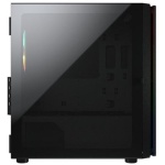 Корпус Cougar Purity RGB Black, без БЖ, Micro ATX / Mini ITX, USB 3.0 x2, USB 2.0 x1, RGB підсвічування, 1x120 ARGB, загартоване скло, 200x392x360 мм - Зображення 6