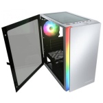 Корпус Cougar Purity RGB White, без БЖ, Micro ATX / Mini ITX, USB 3.0 x2, USB 2.0 x1, RGB підсвічування, 1x120 ARGB, загартоване скло, 200x392x360 мм - Зображення 4