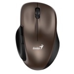 Миша бездротова Genius Ergo 8200S, Chocolate, USB 2.4 GHz, оптична (сенсор BlueEye), 1200 dpi, 5 кнопок, 1xAA - Зображення 2