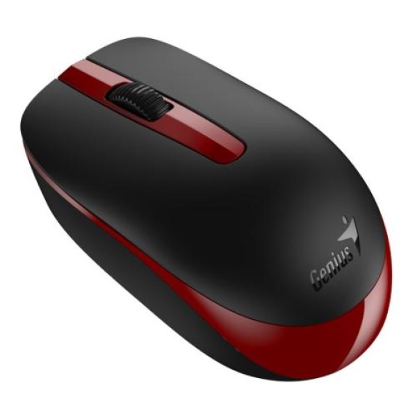 Миша бездротова Genius NX-7007, Black/Red, USB 2.4 GHz, оптична (сенсор BlueEye), 1200 dpi, 3 конпки, 1xAA
