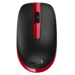 Миша бездротова Genius NX-7007, Black/Red, USB 2.4 GHz, оптична (сенсор BlueEye), 1200 dpi, 3 конпки, 1xAA - Зображення 2
