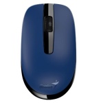 Миша бездротова Genius NX-7007, Black/Blue, USB 2.4 GHz, оптична (сенсор BlueEye), 1200 dpi, 3 конпки, 1xAA - Зображення 2