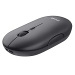 Миша бездротова Trust Puck, Black, USB (2.4GHz) / Bluetooth, оптична, 800 - 1600 dpi, 4 кнопки, гніздо для зберігання приймача, акумулятор (24059)