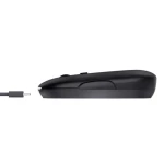 Миша бездротова Trust Puck, Black, USB (2.4GHz) / Bluetooth, оптична, 800 - 1600 dpi, 4 кнопки, гніздо для зберігання приймача, акумулятор (24059) - Зображення 3