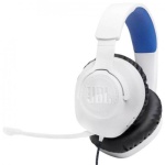 Навушники JBL Quantum 100P Console, White, 3.5 мм, мікрофон, динаміки 40 мм, технологія "QuantumSOUND Signature", 1.2 м (JBLQ100PWHTBLU) - Зображення 2