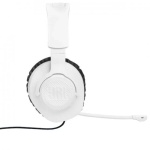 Навушники JBL Quantum 100P Console, White, 3.5 мм, мікрофон, динаміки 40 мм, технологія "QuantumSOUND Signature", 1.2 м (JBLQ100PWHTBLU) - Зображення 4
