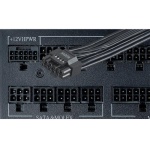 Блок живлення 1000 Вт, AZZA, Black, модульний, 80+ Platinum, 12 см, 4xMolex / 12xSATA / 4x6+2-pin / 1x16-pin / 1x20+4-pin / 2x4+4-pin, захист UVP/OVP/OPP/OCP/SCP/OTP/AFC/SIP (PSAZ-1000P) - Зображення 4