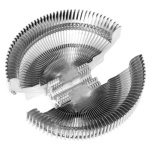 Кулер для процесора ID-Cooling DK-01, алюміній, 92 мм PWM, для Intel 1700/1200/115x, AMD AMx/FMx, до 95 Вт - Зображення 5