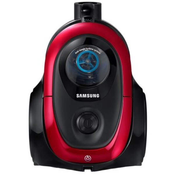 Пилосос Samsung VC07M2110SR/UK Red, 700W, тип збирання суха, без мішка Cyclone Force with Anti-tangle Turbine, пилозбірник 1.5л, 2-ступенева щітка
