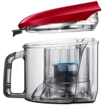 Пилосос Samsung VC07M2110SR/UK Red, 700W, тип збирання суха, без мішка Cyclone Force with Anti-tangle Turbine, пилозбірник 1.5л, 2-ступенева щітка - Зображення 4