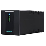 Джерело безперебійного живлення Marsriva MR-UF1500 Black, 1500VA, 900 Вт, апроксимована синусоїда, 4 розетки, батарея 2x12В/9Аг - Зображення 2