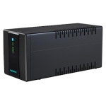 Джерело безперебійного живлення Marsriva MR-UF1500 Black, 1500VA, 900 Вт, апроксимована синусоїда, 4 розетки, батарея 2x12В/9Аг - Зображення 3
