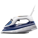 Праска Ardesto IR-C2232-BL, White/Blue, 2200W, кераміка, паровий удар, постійний пар 35г/хв, резервур 320мл, вертикальне відпарювання, захист від кальцинації, антикрапля, плавне регулювання потужності пари, автоматичне відключення - Зображення 3