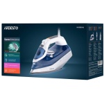 Праска Ardesto IR-C2232-BL, White/Blue, 2200W, кераміка, паровий удар, постійний пар 35г/хв, резервур 320мл, вертикальне відпарювання, захист від кальцинації, антикрапля, плавне регулювання потужності пари, автоматичне відключення - Зображення 6