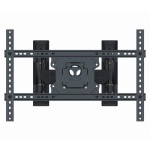 Настінне кріплення LCD/Plasma TV 32-75" Gembird WM-75ST-02 чорне, навантаження: до 45 кг, нахил: до -5°/+8°, поворот: ±50°, відступ від стіни 55-490мм, VESA 600x400 мм