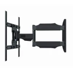 Настінне кріплення LCD/Plasma TV 32-75" Gembird WM-75ST-02 чорне, навантаження: до 45 кг, нахил: до -5°/+8°, поворот: ±50°, відступ від стіни 55-490мм, VESA 600x400 мм - Зображення 2