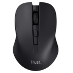 Миша бездротова Trust Mydo Silent, Black, USB 2.4GHz, оптична, 1000/1400/1800 dpi, 4 кнопки, зниження звуку клацання миші мінімум на 90%, гніздо для зберігання приймача USB, 1xAA (25084) - Зображення 2