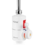 Водонагрівач проточний Holmer HHW-303SH, White, 3000W, механічне керування, IPX4, з лійкою для душу та пристроєм захисного відключення, захист від включення без води, захист від перегріву - Зображення 3