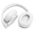 Навушники бездротові JBL Tune 770NC, White, Bluetooth, мікрофон, акумулятор 690 mAh, технологія "Pure Bass", кнопки на чашках навушників, швидка зарядка (JBLT770NCWHT) - Зображення 8