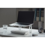 Підставка для ноутбука до 15.6" Gembird NBS-D1-01, Silver, алюмінієва - Зображення 5