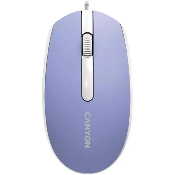 Миша Canyon M-10, Mountain Lavender, USB, оптична, 1000 dpi, 3 кнопки, 1.5 м (CNE-CMS10ML)
