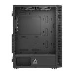 Корпус Montech X3 GLASS, Black, Mid Tower, без БЖ, для ATX / Micro ATX / Mini ITX, 1xUSB 3.0 / 2xUSB 2.0, макс. CPU - 160 мм / GPU - 305 мм, 3x140 мм LED "Rainbow" / 3x120 мм LED "Rainbow", бічна панель із загартованого скла - Зображення 2