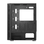 Корпус Montech X3 GLASS, Black, Mid Tower, без БЖ, для ATX / Micro ATX / Mini ITX, 1xUSB 3.0 / 2xUSB 2.0, макс. CPU - 160 мм / GPU - 305 мм, 3x140 мм LED "Rainbow" / 3x120 мм LED "Rainbow", бічна панель із загартованого скла - Зображення 3