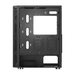 Корпус Montech X3 MESH, Black, Mid Tower, без БЖ, для ATX / Micro ATX / Mini ITX, 1xUSB 3.0 / 2xUSB 2.0, макс. CPU - 160 мм / GPU - 305 мм, 3x140 мм LED "Rainbow" / 3x120 мм LED "Rainbow", бічна панель із загартованого скла - Зображення 3