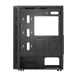 Корпус Montech X3 MESH, Black, Mid Tower, без БЖ, для ATX / Micro ATX / Mini ITX, 1xUSB 3.0 / 2xUSB 2.0, макс. CPU - 160 мм / GPU - 305 мм, 3x140 мм LED "Rainbow" / 3x120 мм LED "Rainbow", бічна панель із загартованого скла - Зображення 3