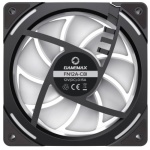 Вентилятор 120 мм, GameMax KF300R, Black, 3 шт, 120х120х25 мм, RGB підсвічування, 800-1600 об/хв, 31.2 дБ, 4-pin (PWM) / 3-pin (RGB), Hydraulic Bearing, 9 Reverse Fan Blade (KF300R BK) - Зображення 6