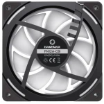 Вентилятор 120 мм, GameMax KF300R, Black, 3 шт, 120х120х25 мм, RGB підсвічування, 800-1600 об/хв, 31.2 дБ, 4-pin (PWM) / 3-pin (RGB), Hydraulic Bearing, 9 Reverse Fan Blade (KF300R BK) - Зображення 6