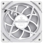 Вентилятор 120 мм, GameMax KF300, White, 3 шт, 120х120х25 мм, RGB підсвічування, 800-1600 об/хв, 31.2 дБ, 4-pin (PWM) / 3-pin (RGB), Hydraulic Bearing, ARGB HUB, пульт ДК (KF300 WH) - Зображення 5