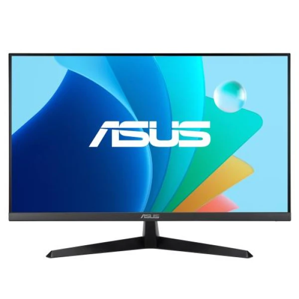 Монітор 27" Asus VY279HF, Black, LED, IPS, 1920x1080 (16:9), 1 мс, 100 Гц, 250 кд/м², 1300:1, 178°/178°, HDMI, VESA 100x100 мм, Adaptive Sync