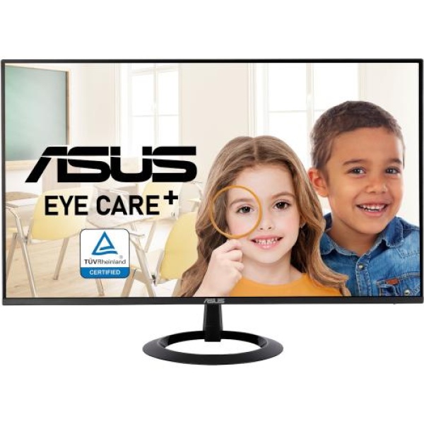 Монітор 27" Asus VZ27EHF, Black, LED, IPS, 1920x1080 (16:9), 1 мс, 100 Гц, 250 кд/м², 1300:1, 178°/178°, HDMI, VESA 75x75 мм, Adaptive Sync