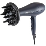 Фен Holmer HHD-260I PRO, Black, 2600W, 2 швидкості, 3 режими, іонізація, діфузор, концентратор, AC motor, функція Cool Shot, ручка Soft Touch, нагрівальний елемент керамічний - Зображення 7