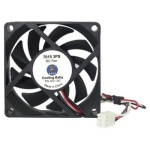 Вентилятор 70 мм, Cooling Baby 7015 3PS, Black, 70x70x15 мм, 3000 об/хв, 24.3 дБ, 3-pin