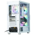 Корпус Zalman i3 NEO, White, Mid Tower, без БЖ, для ATX / Micro ATX / Mini ITX, 2xUSB 3.0 / 1xUSB 2.0, макс. CPU - 162 мм / VGA - 355 мм, 4x120 мм RGB, бічна панель із загартованого скла - Зображення 3