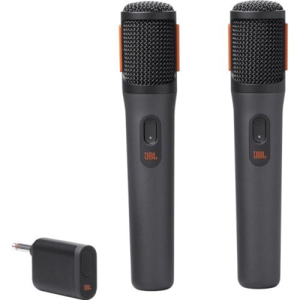 Мікрофон JBL Partybox Wireless Mic, Black, 2 шт, бездротовий передавач, до 10 м (JBLPBWIRELESSMIC)