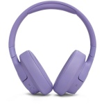 Навушники бездротові JBL Tune 770NC, Purple, Bluetooth, мікрофон, акумулятор 690 mAh, технологія "Pure Bass", кнопки на чашках навушників, швидка зарядка (JBLT770NCPUR) - Зображення 2