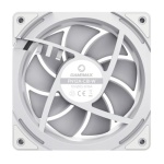 Вентилятор 120 мм, GameMax FN12A-C8I-W, White, 120х120х25 мм, ARGB підсвічування, 800-1600 об/хв, до 31.21 дБ, 4-pin (PWM, 50 см) / 3-pin (ARGB, 50 см), гідродинамічний підшипник - Зображення 3